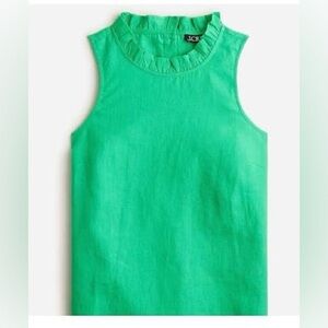 J. Crew Green Sleeveless Top